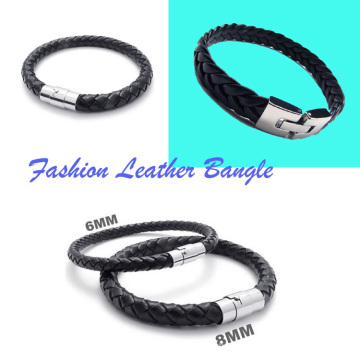 Fashion Custom Jewelry Bracelet en cuir tissé pour hommes